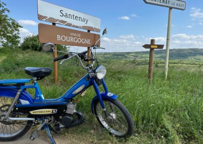 Roadtrip à mobylettes entrecôtes de Bourgogne